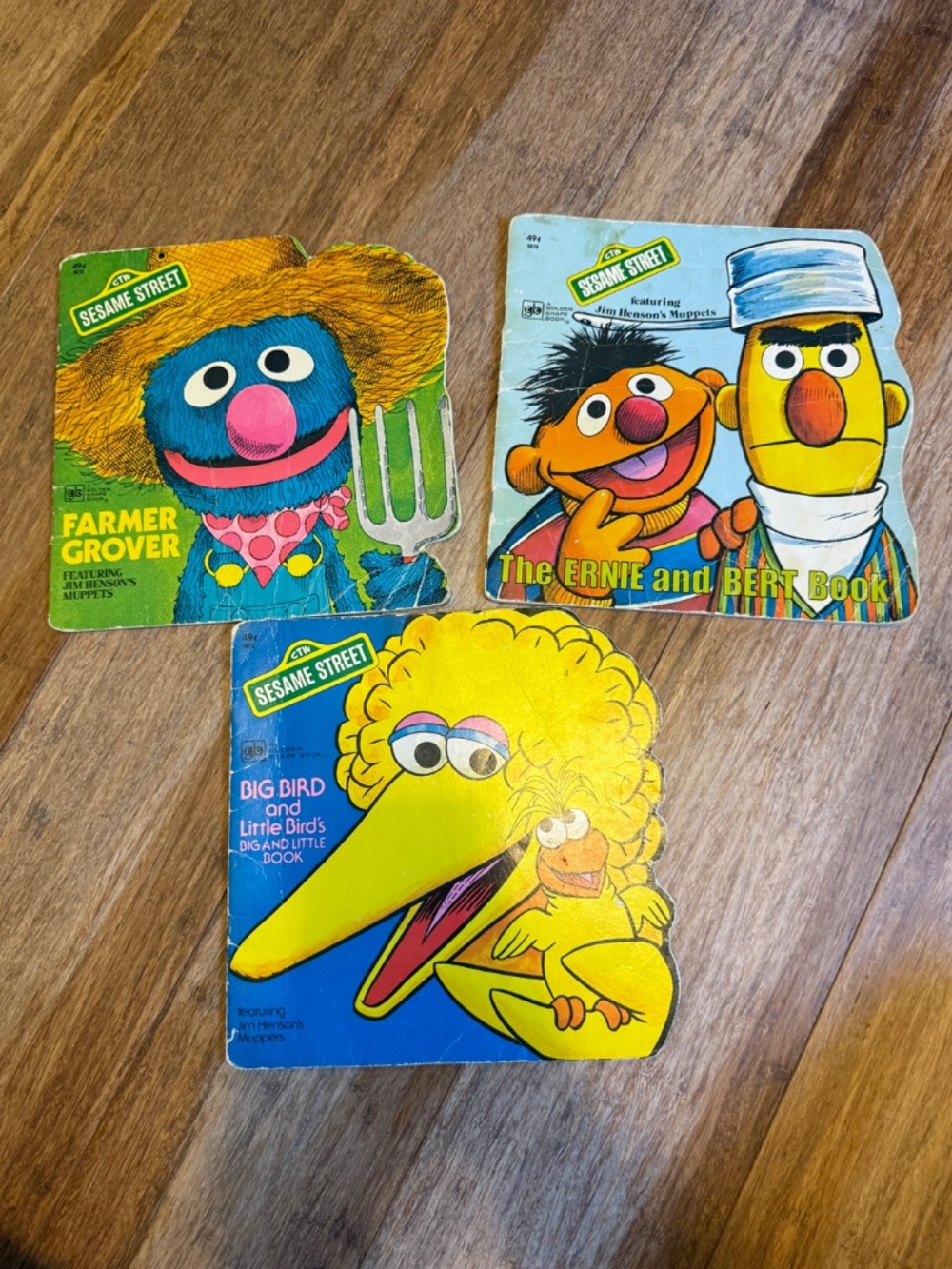 Vintage Sesame Street Books- set of 3 from 1978